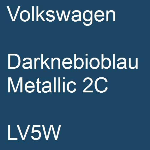 Volkswagen, Darknebioblau Metallic 2C, LV5W.